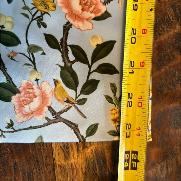 Amur Blue Floral Ruffle Off-Shoulder Mini Dress Size 2 - Picture 9 of 11